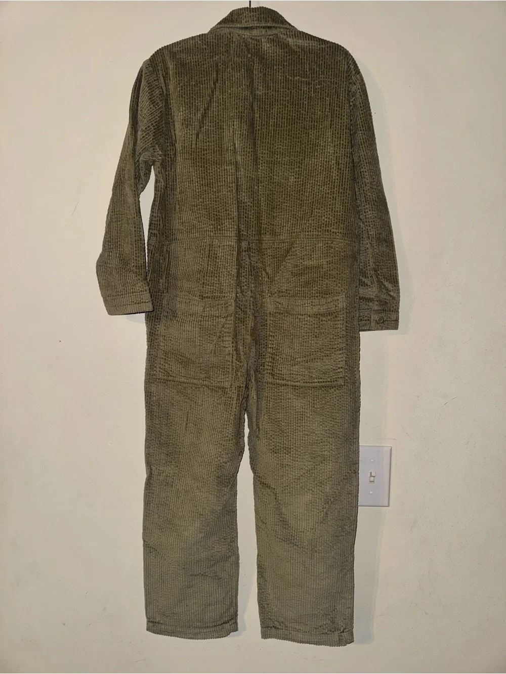 ‼️SALE‼️ H&M Green Corduroy Kids zip One-Piece